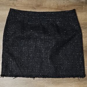 Bagatelle Black Textured Mini Skirt